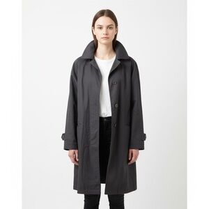 Vintage 80’s London Fog Black Trench Coat Size M